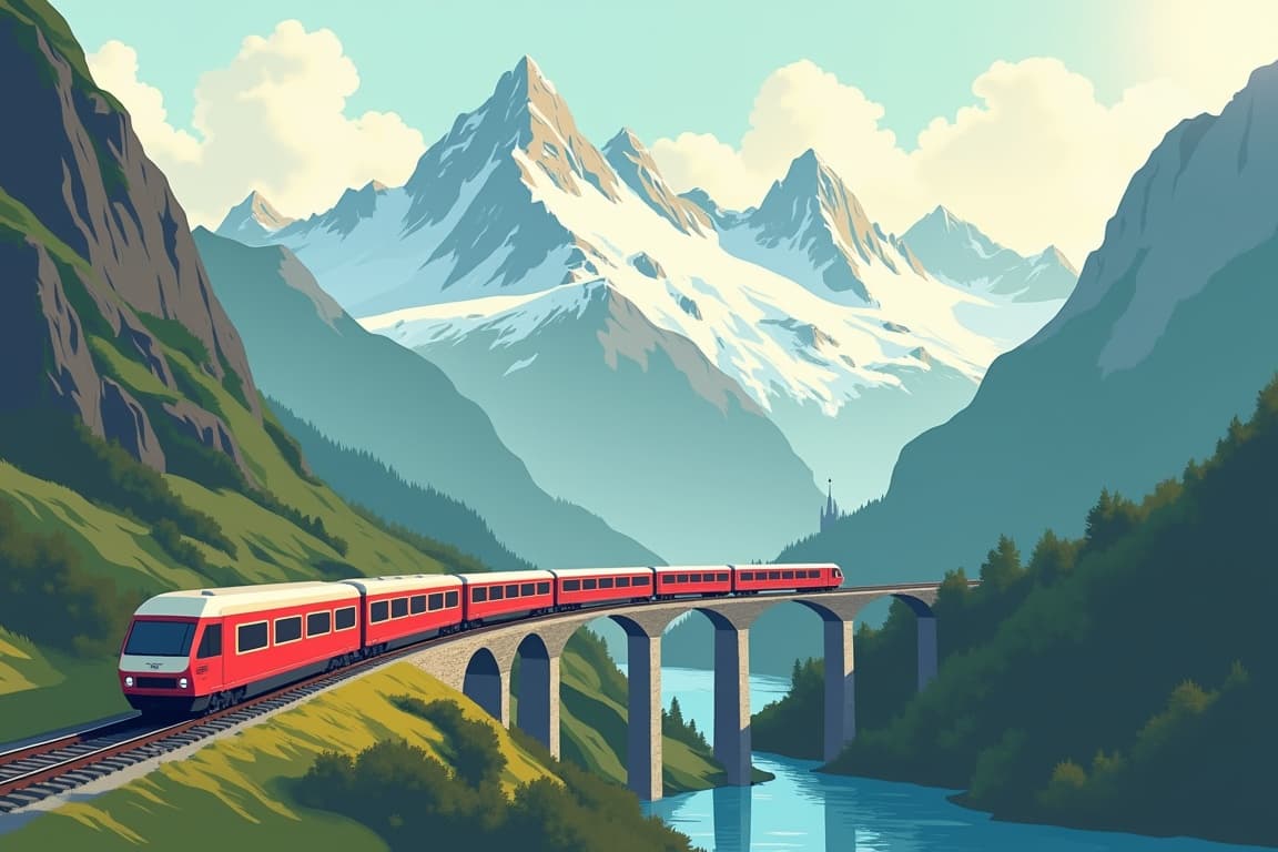 Illustration of Swiss Gems from Basel