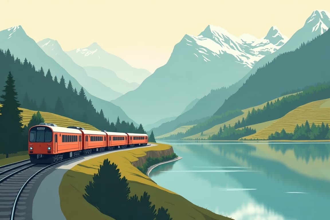 Illustration of Switzerland Discovery