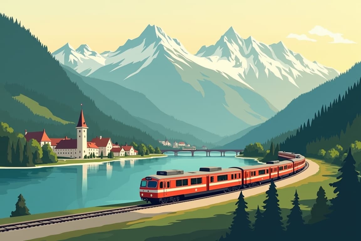 Illustration of Switzerland in a Nutshell