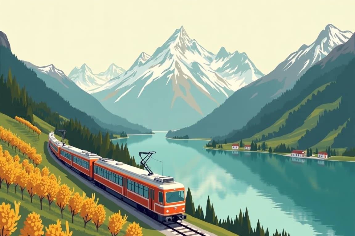 Illustration of Switzerland Odyssey