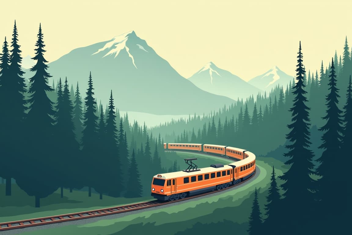 Illustration of Talkeetna Canopy Adventure