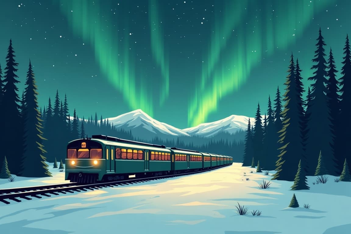 Illustration of Talkeetna Getaway