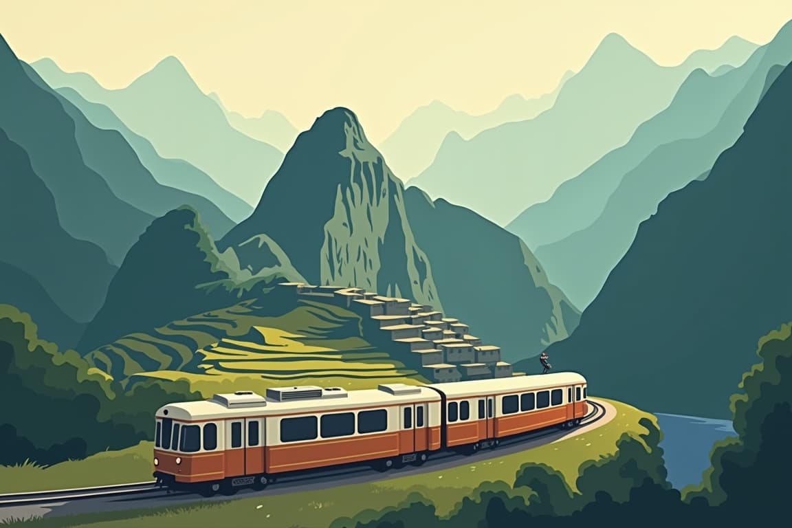Illustration of The 360° Machu Picchu Train