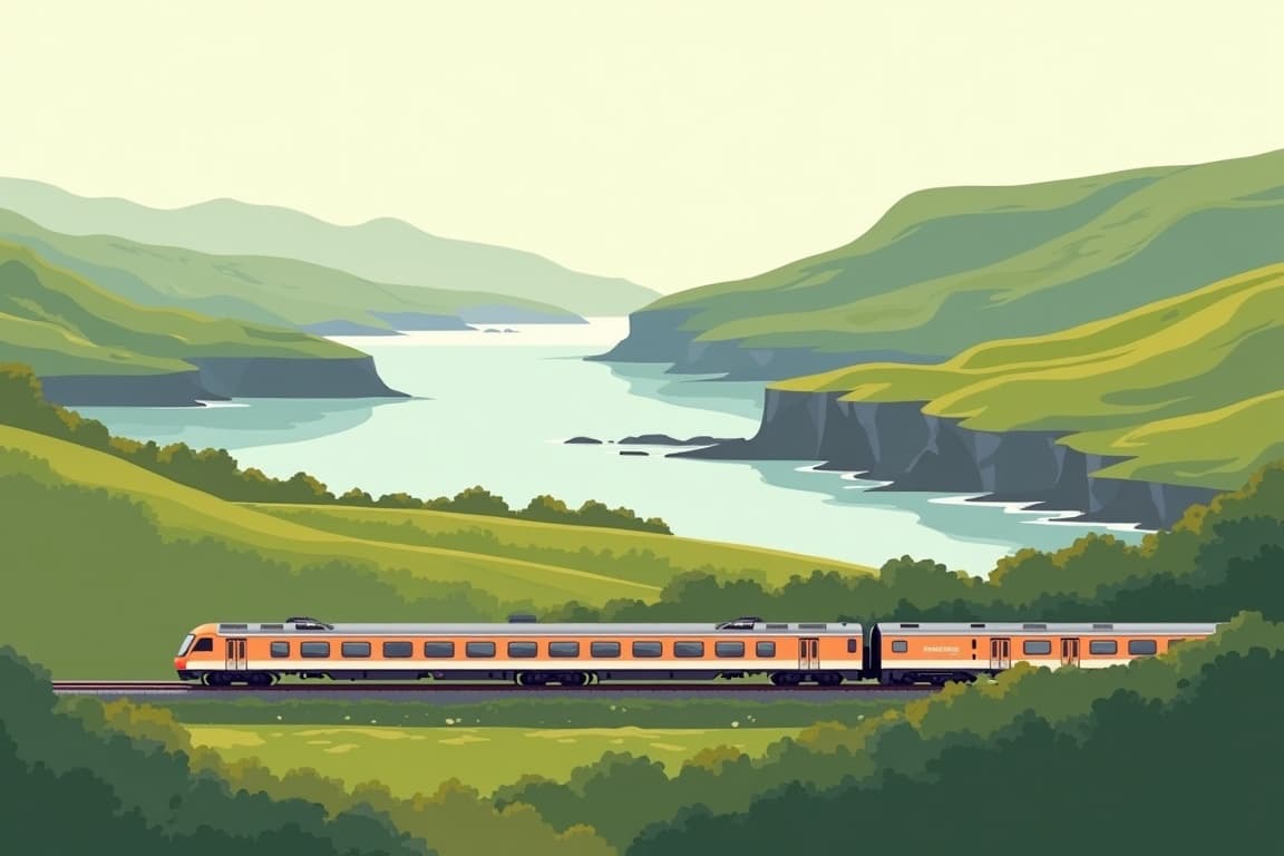 Illustration of The All Ireland Rail Tour