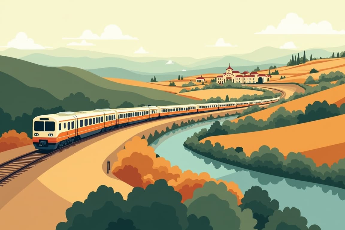 Illustration of The Best of Tuscany from Rome