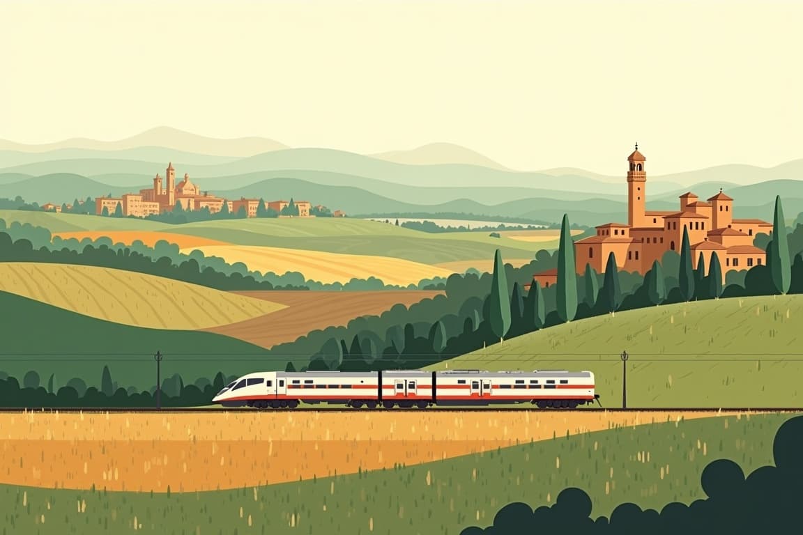 Illustration of The Best of Tuscany