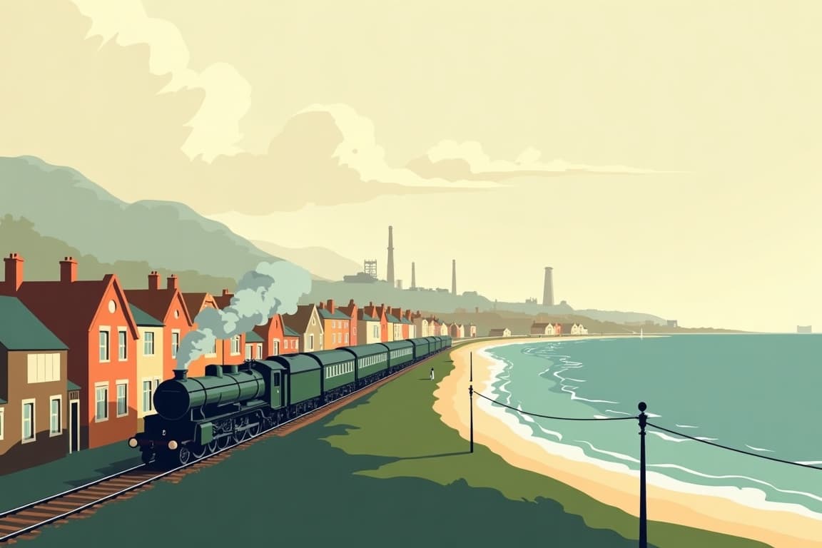 Illustration of The Blackpool Steam Express