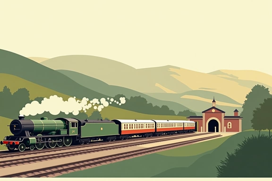 Illustration of The Buxton Spa Express