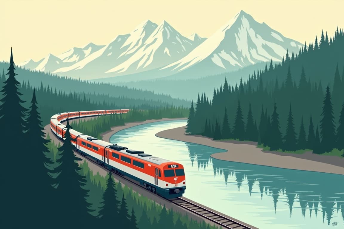 Illustration of The Canadian Adventurer: Eastbound
