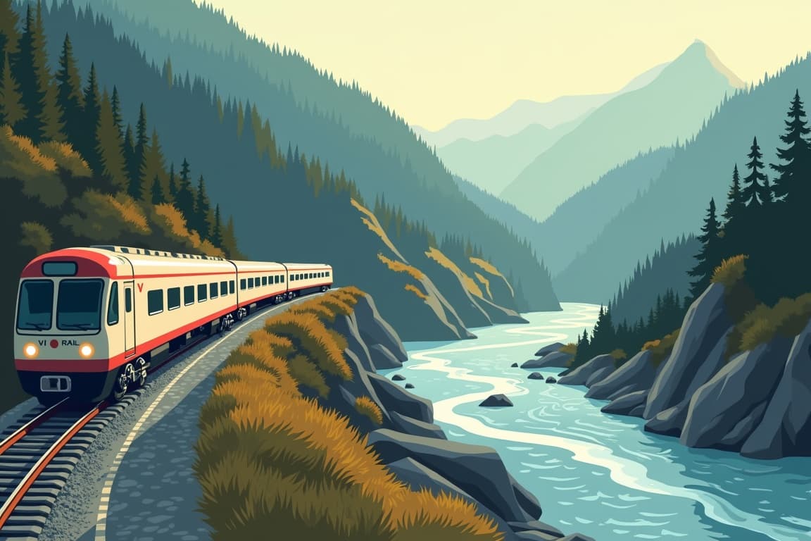 Illustration of The Canadian Nostalgic: Eastbound