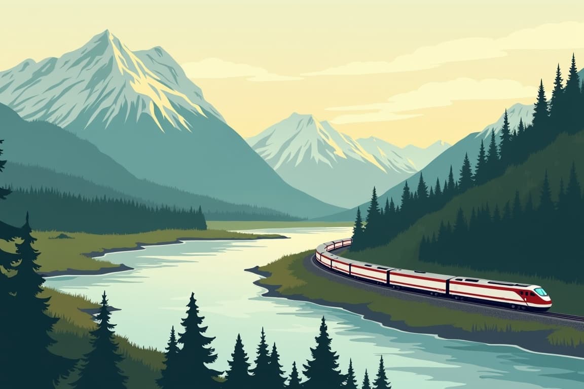 Illustration of The Canadian Prestige: Eastbound