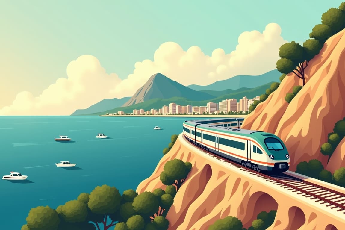 Illustration of The Cote d'Azur & Nice Carnival