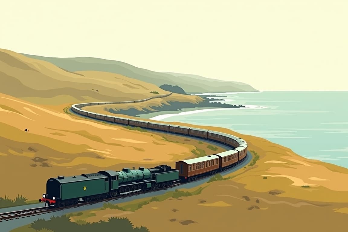 Illustration of The Cumbrian Coast Express