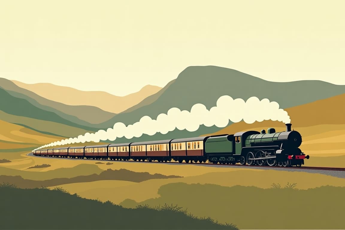 Illustration of The Cumbrian Mountain Express