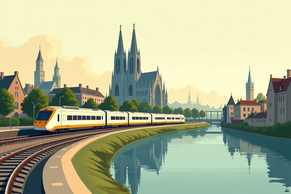 Illustration of The diverse Benelux tour