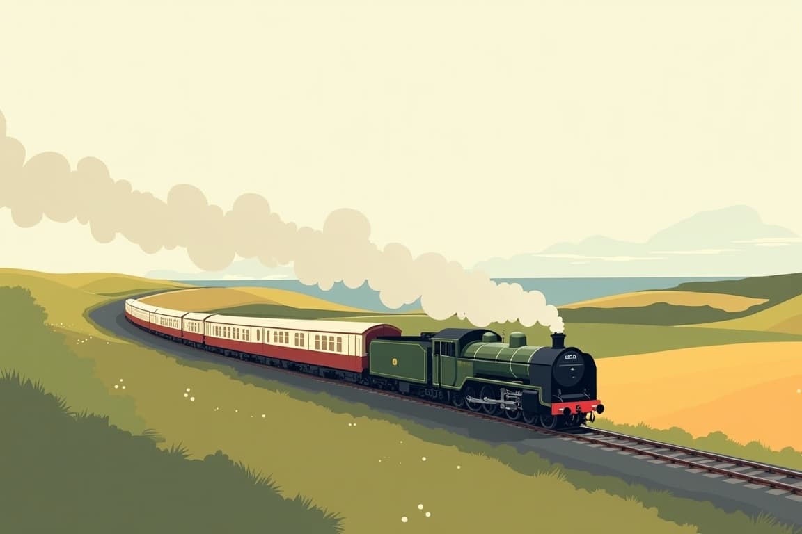 Illustration of The End of Southern Steam