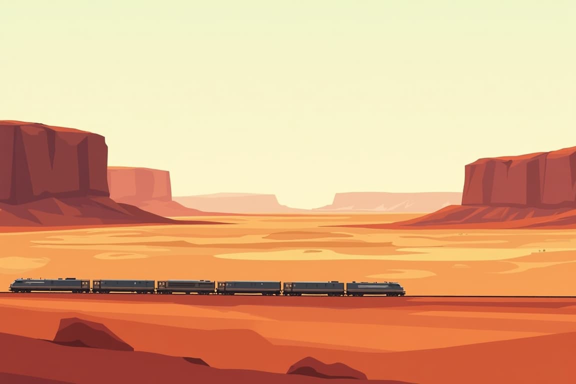 Illustration of The Ghan Expedition
