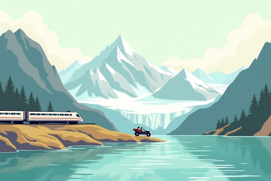 Illustration of The Grand Canadian Rail Odyssey