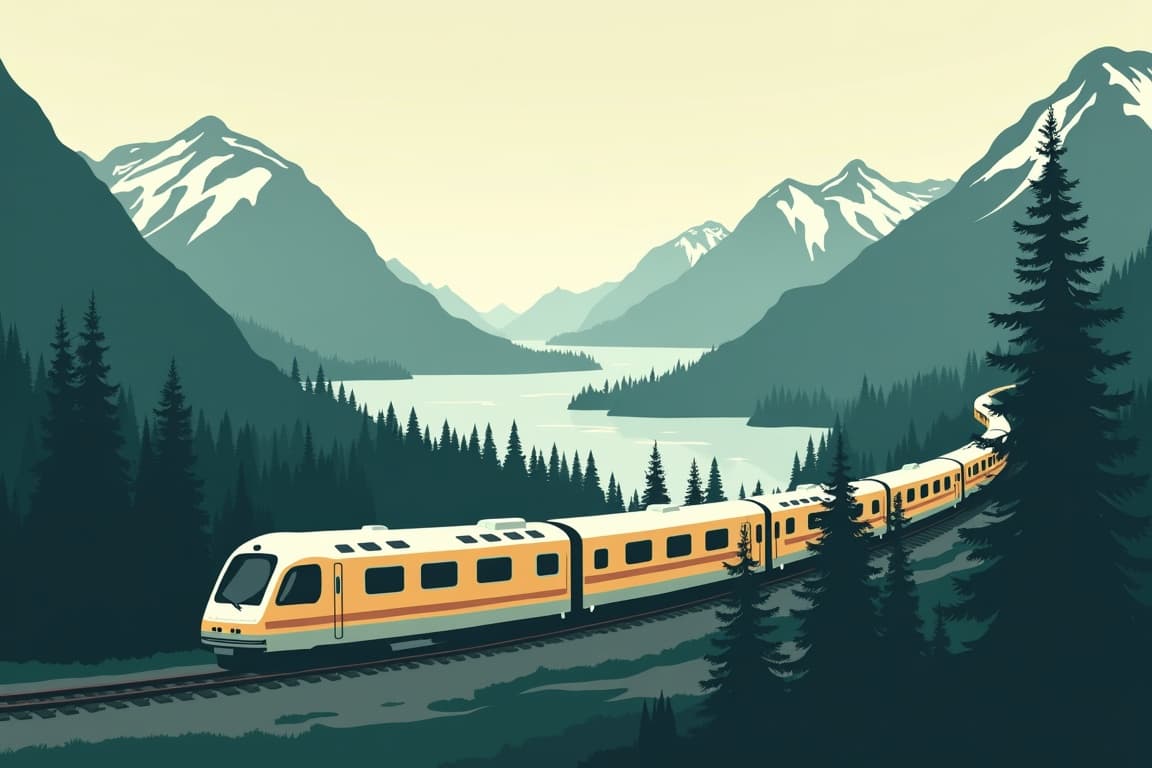 Illustration of The Great Canada Rail Adventure