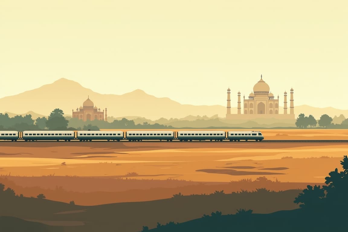Illustration of The Great Indian Rail Journey