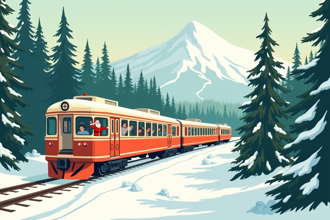 Illustration of The Holiday Train