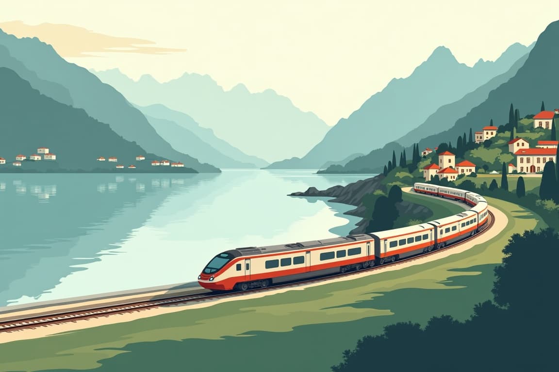 Illustration of The Italian Lakes