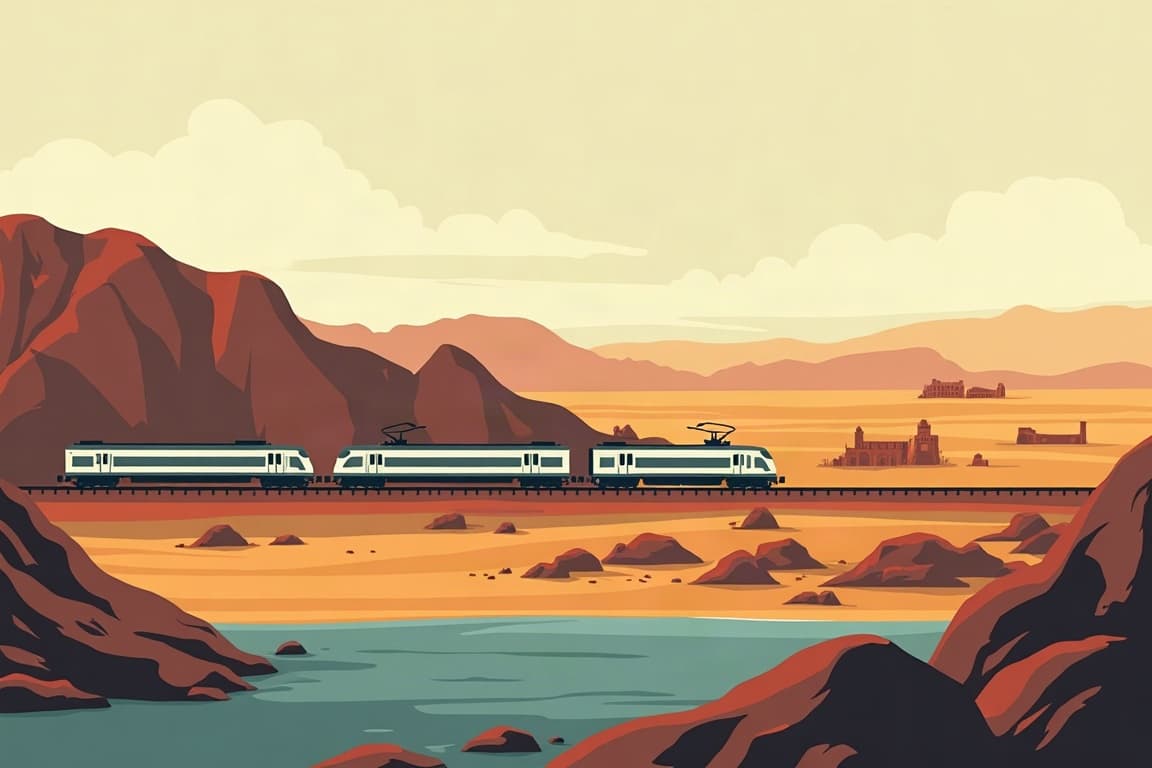 Illustration of The Legendary Ghan 2027
