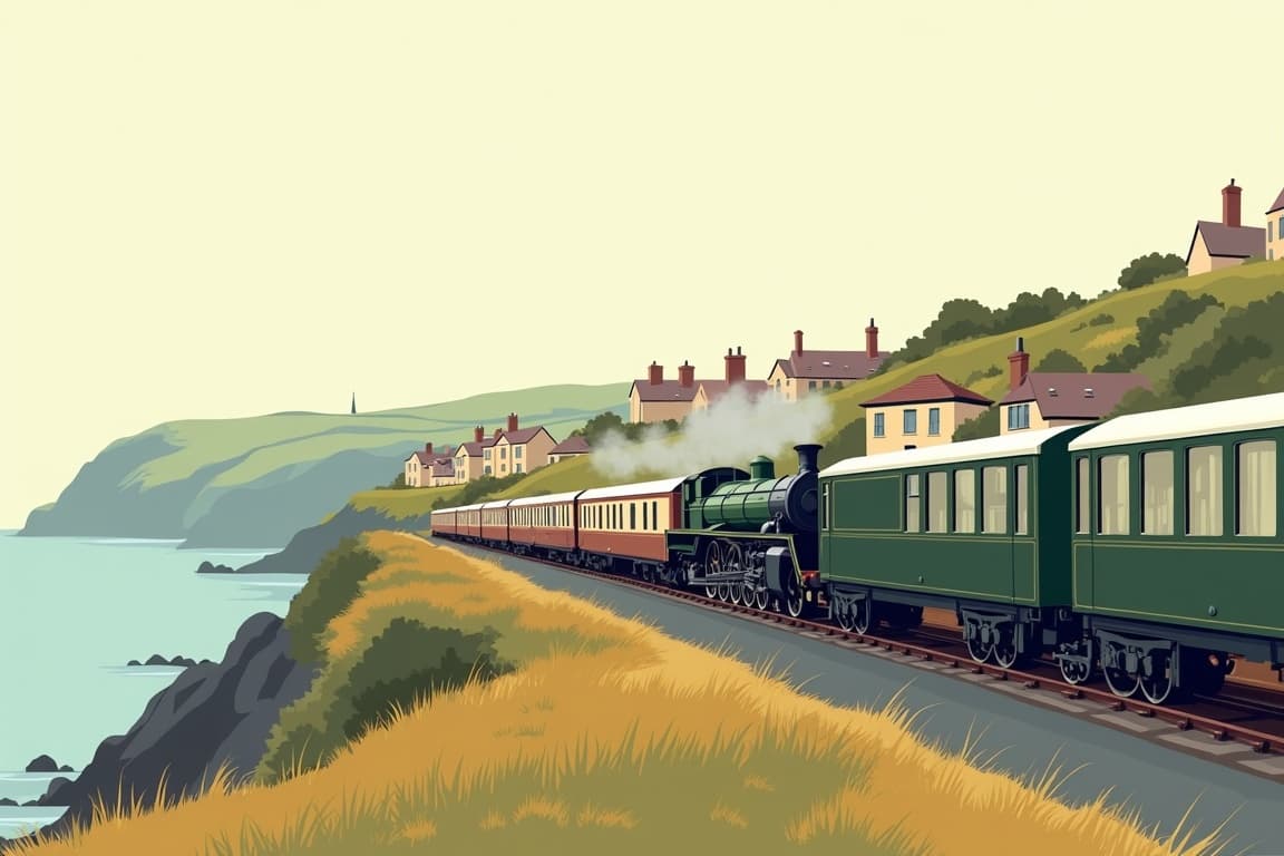 Illustration of The North Wales Coast Express