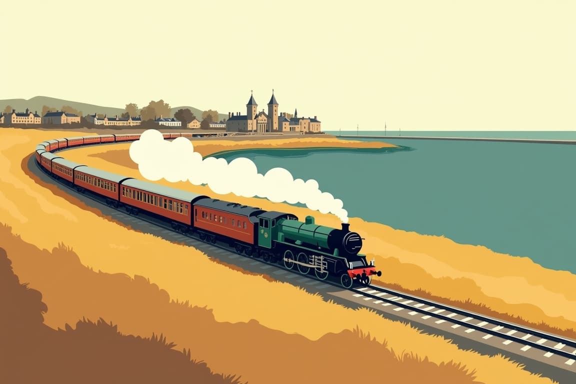 Illustration of The Portsmouth Flyer
