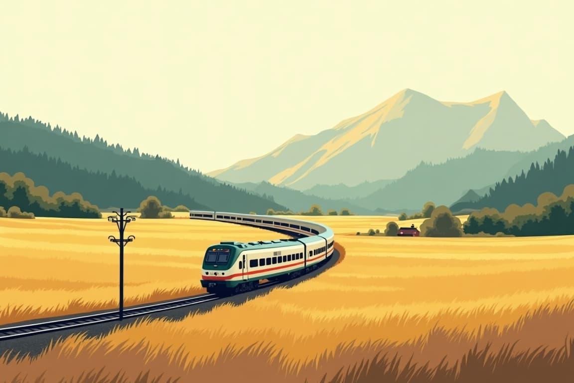 Illustration of To the Foothills of the Himalayas