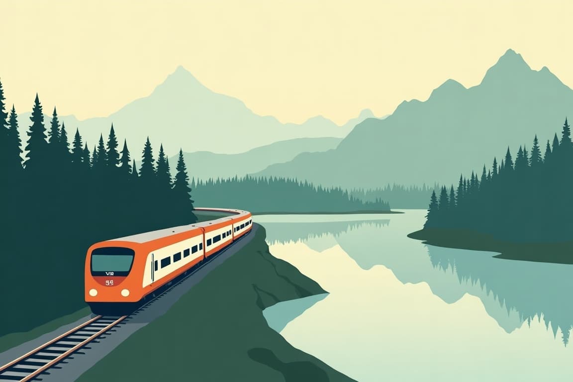 Illustration of Trans Canada Rainforest Route