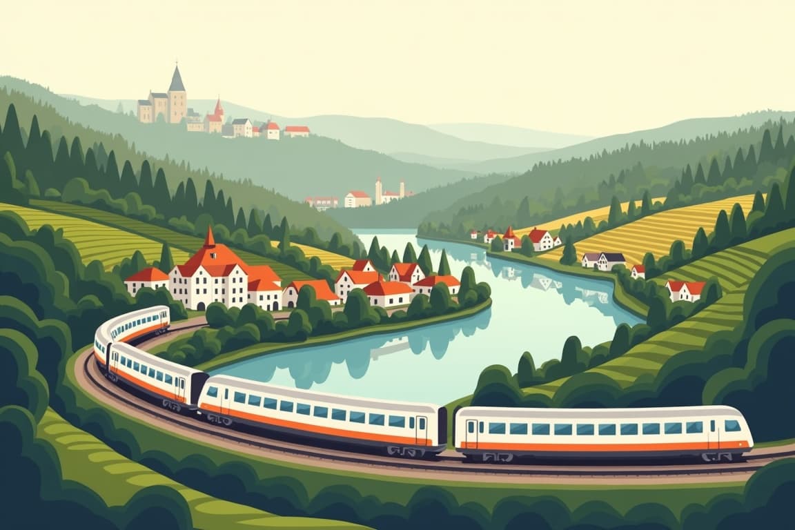 Illustration of Travelzoo: Dresden & the Rhineland