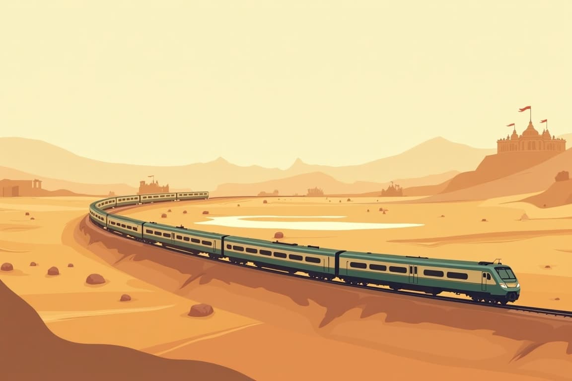 Illustration of Treasures of Rajasthan & Mumbai