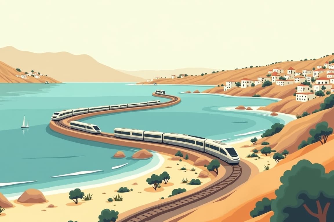 Illustration of Turkey Explorer by Rail