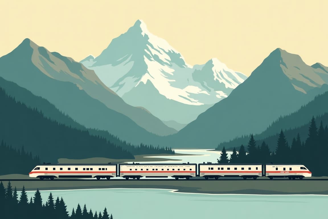 Illustration of Ultimate Canadian Rockies by Train