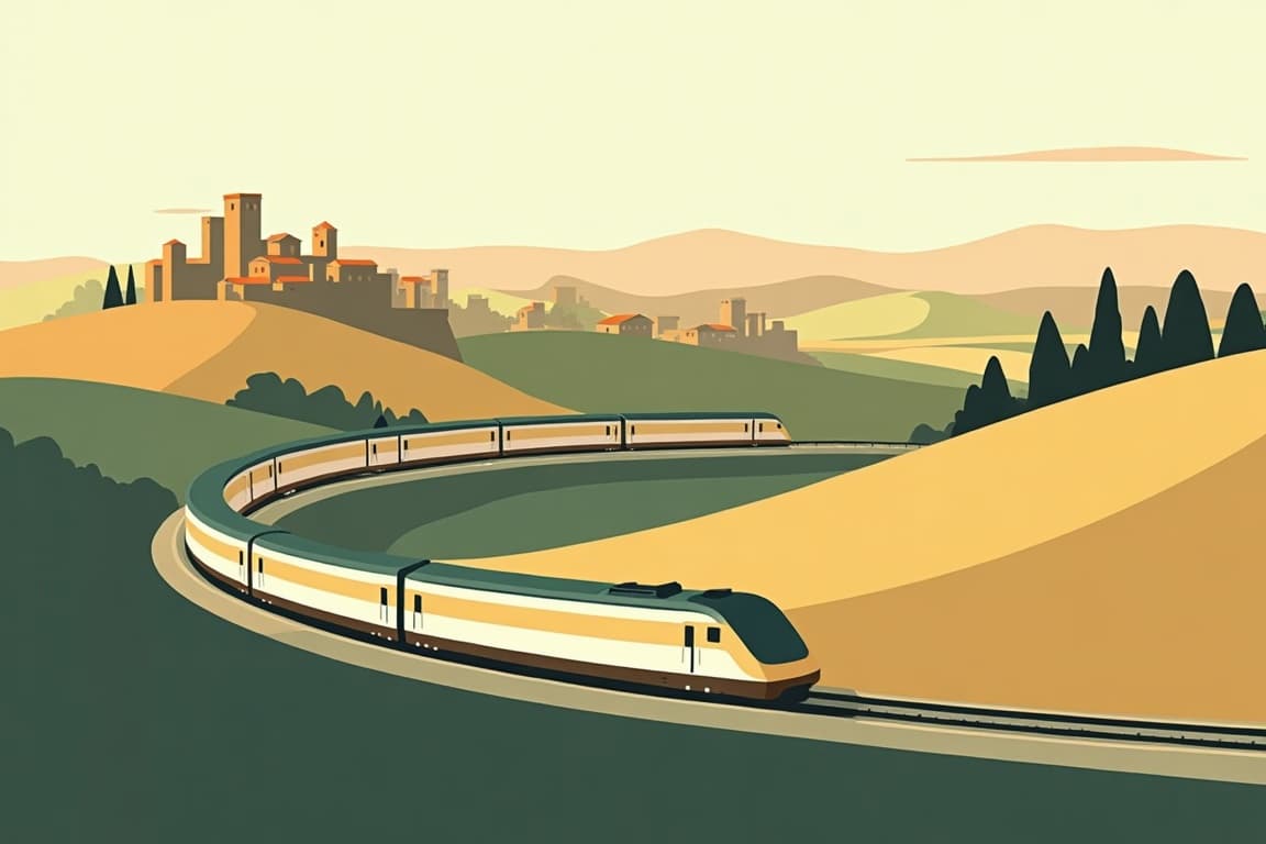 Illustration of Umbrian Explorer