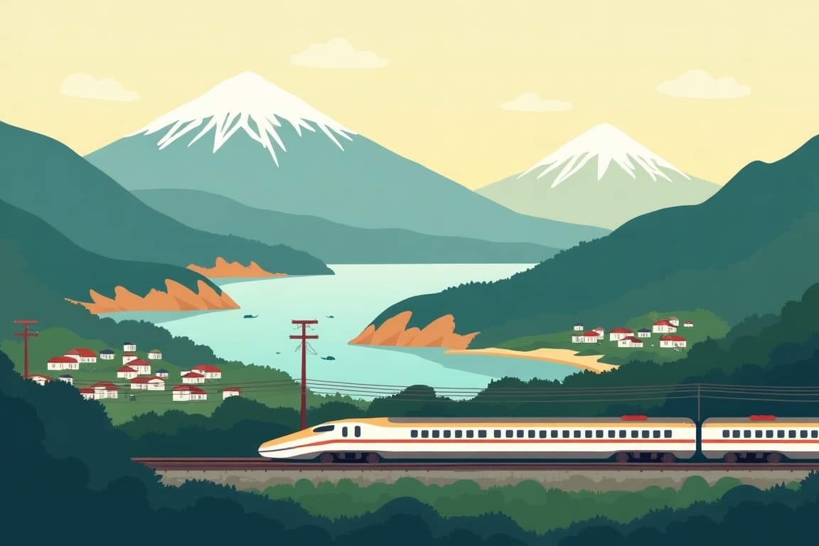 Illustration of Umfassende Japan-Zugreise