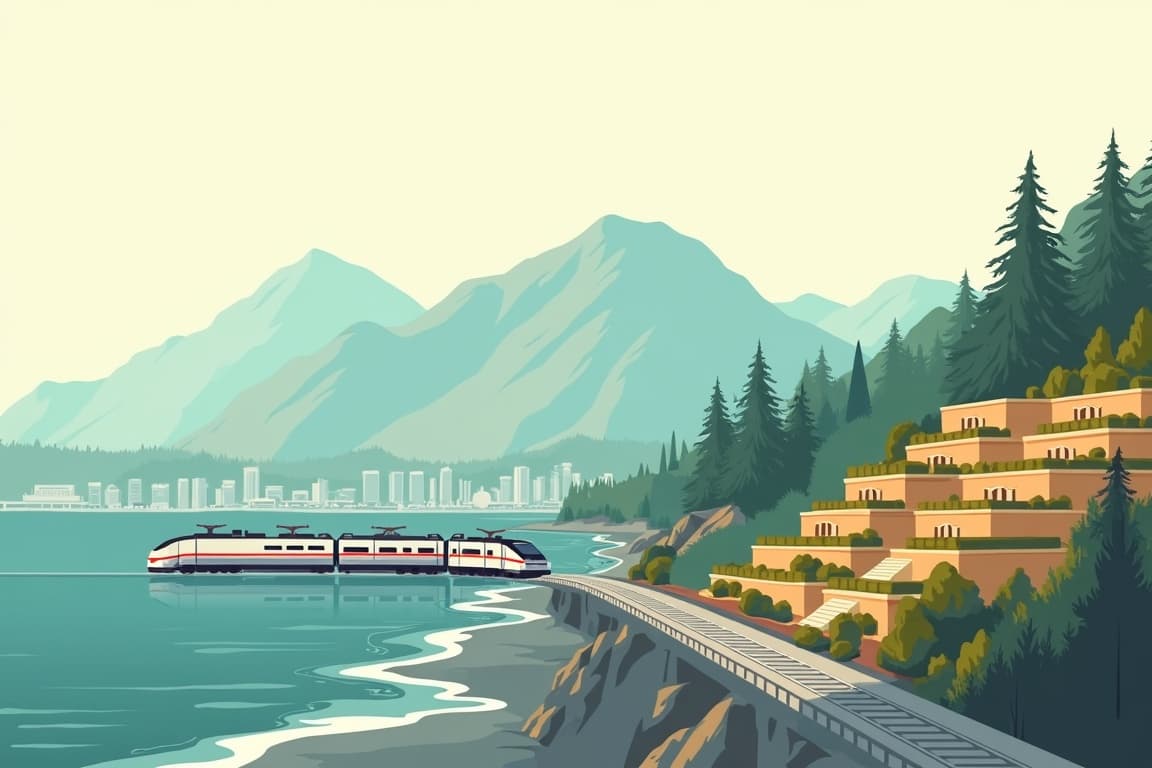 Illustration of Vancouver and Victoria Getaway