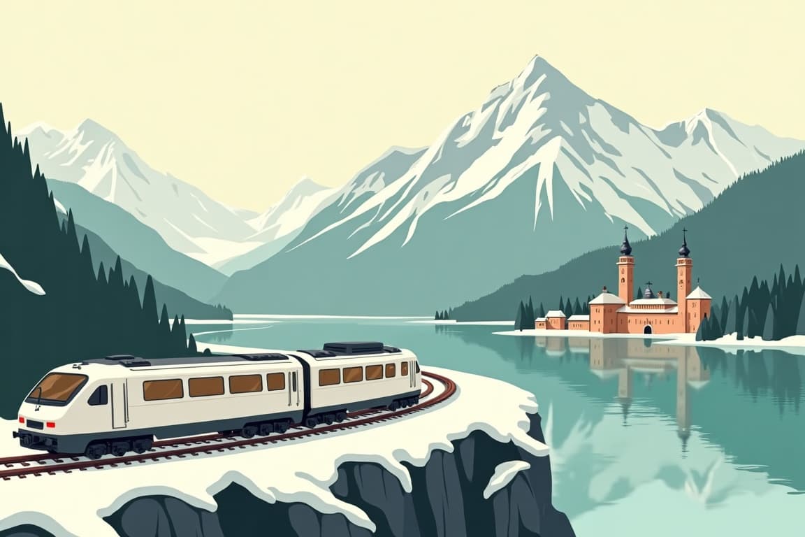 Illustration of Venice by First Class Rail