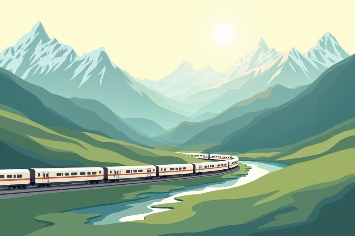Illustration of Venice by Sleeper Rail