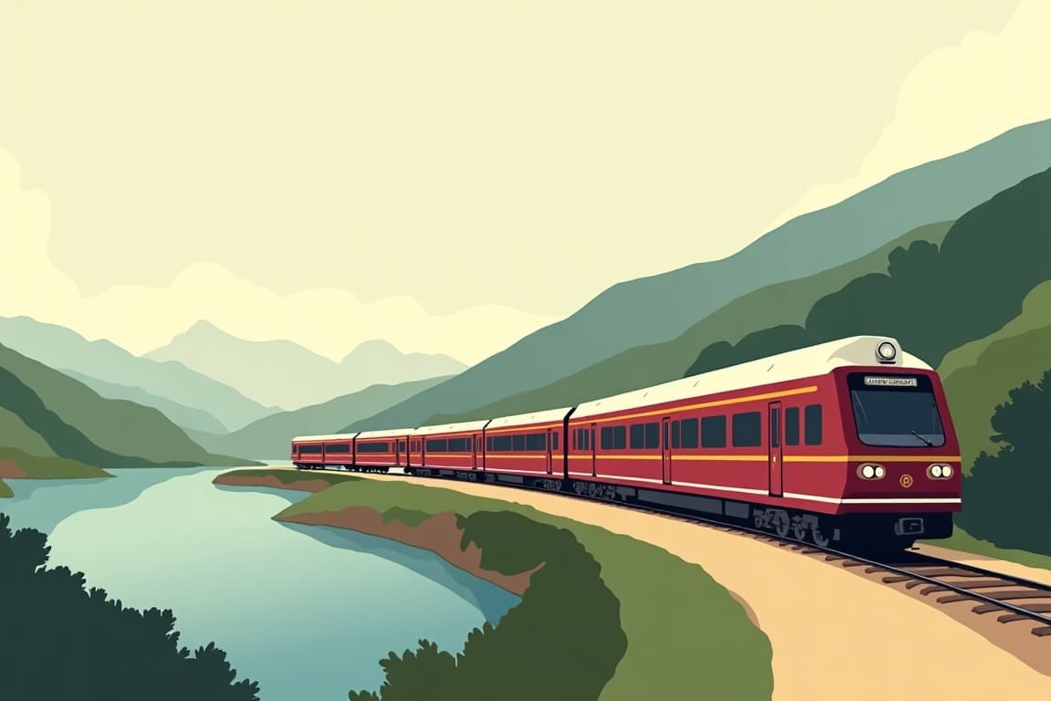 Illustration of Verona to Paris (Classic route)