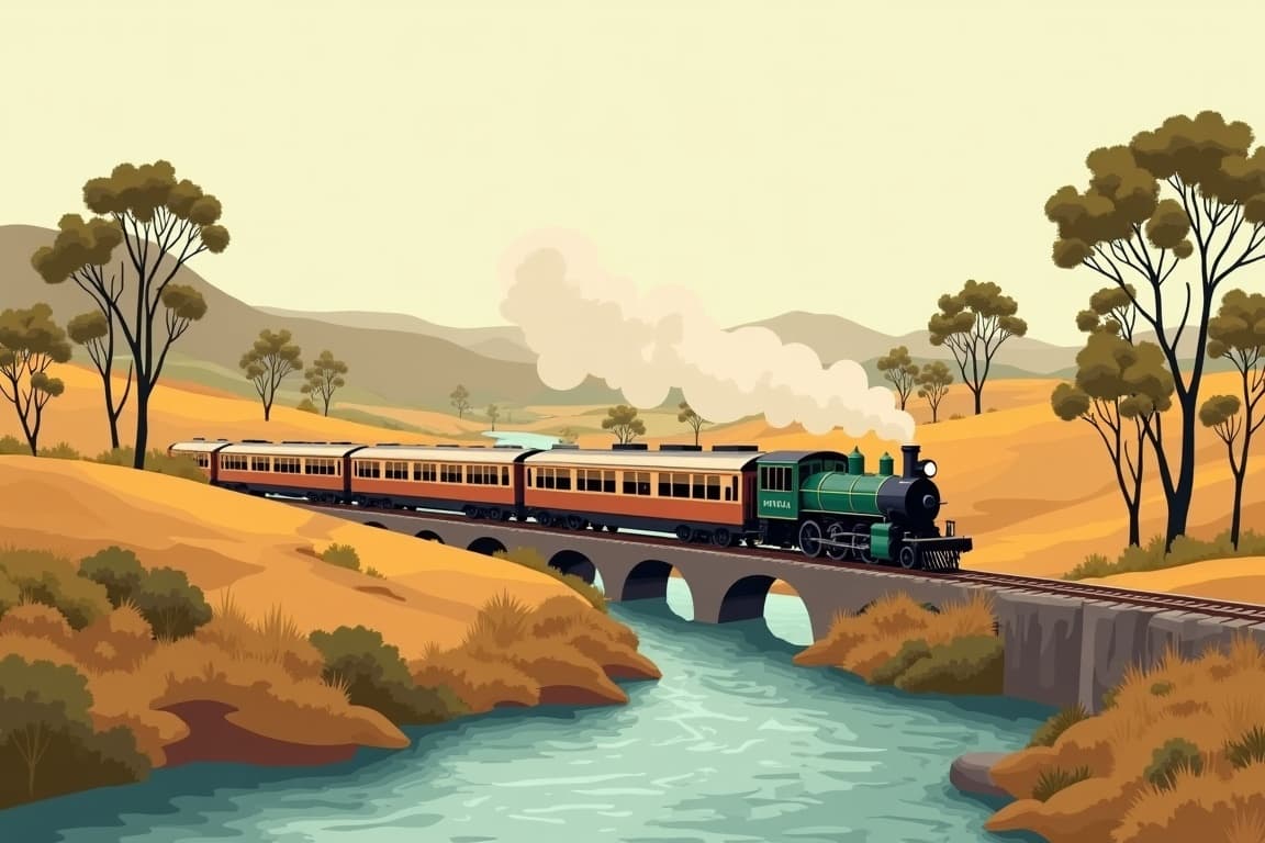 Illustration of Victorian Rail Adventure