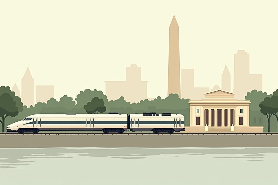 Illustration of Washington, D.C. Getaway