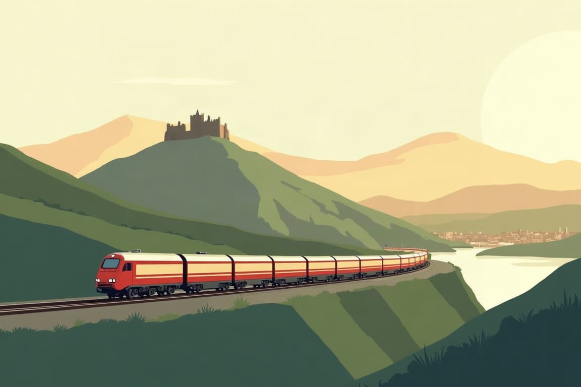 Illustration of Whistle Stop Britain