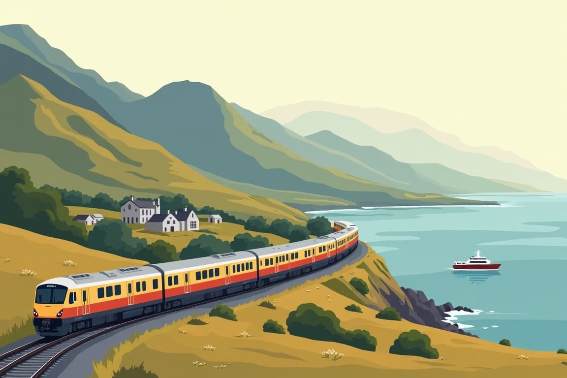 Illustration of Wildlife Cruise in Scotland