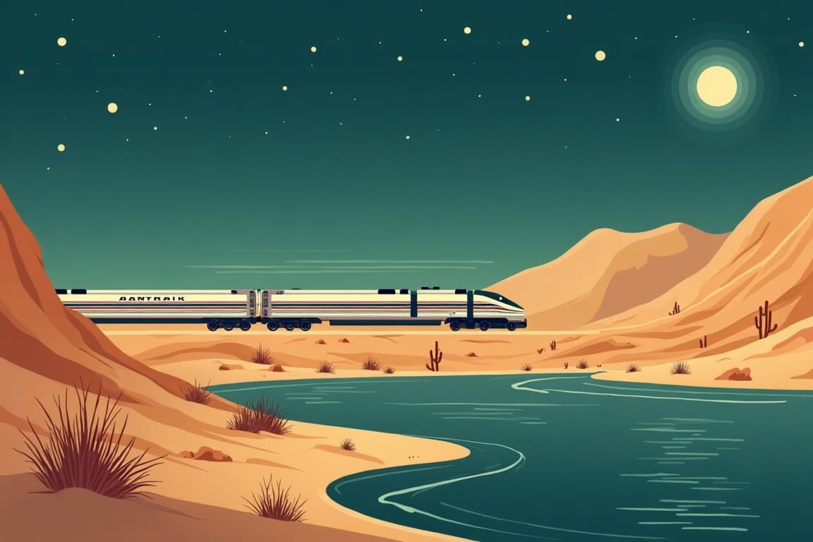 Illustration of Wonders of America by Rail