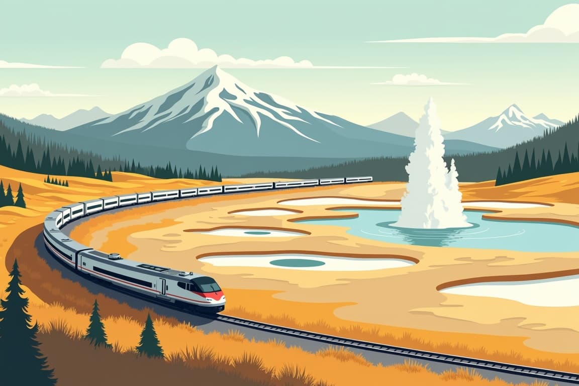 Illustration of Yellowstone Deluxe