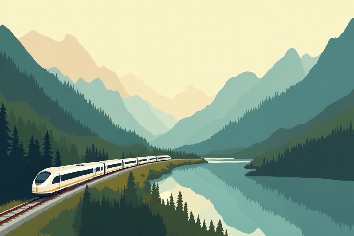 Illustration of Zurich and Vienna