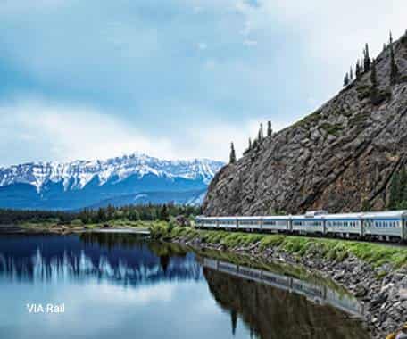 7 Day Canadian Rockies Circle Rail Enthusiast on Luxury Rail and Via Rail, a rail journey with Anderson Vacations