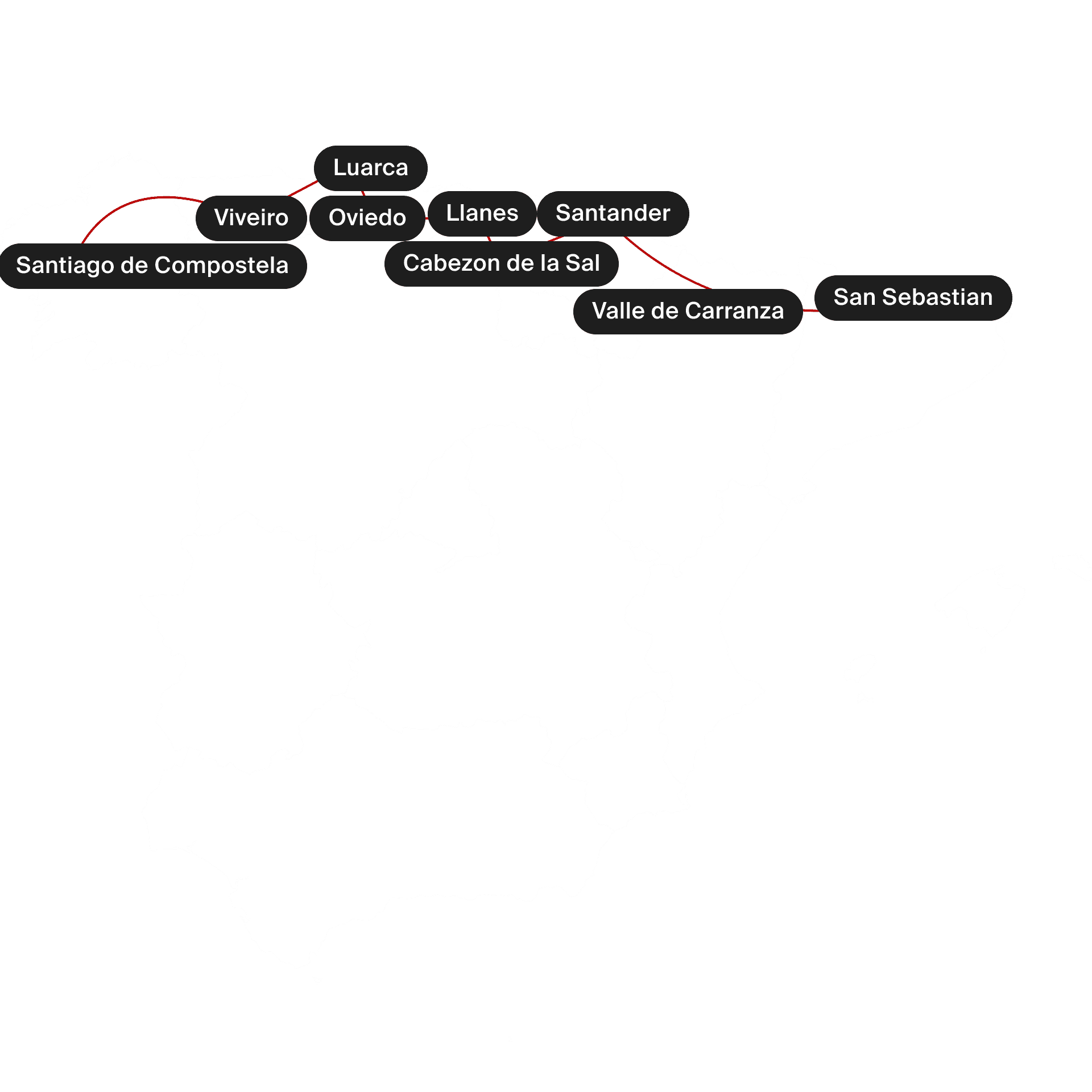 The Transcantabrico Gran Lujo Train: San Sebastian - Santiago de Compostela, Firebird Tours
